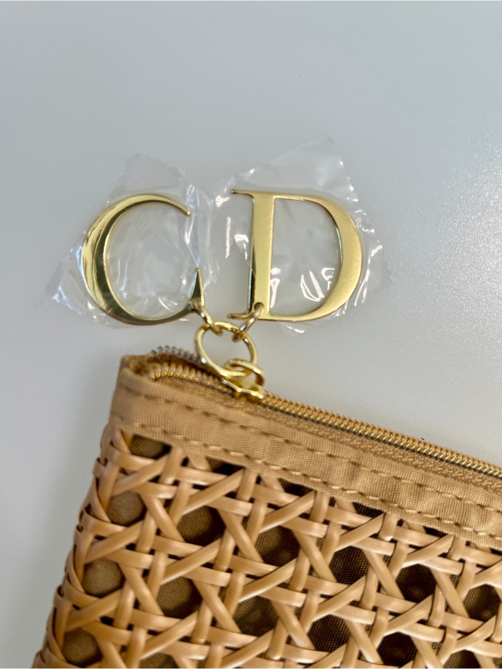 Dior Raffia Cosmetic Pouch Bag limited edition 2026 NIB - Picture 7 of 11